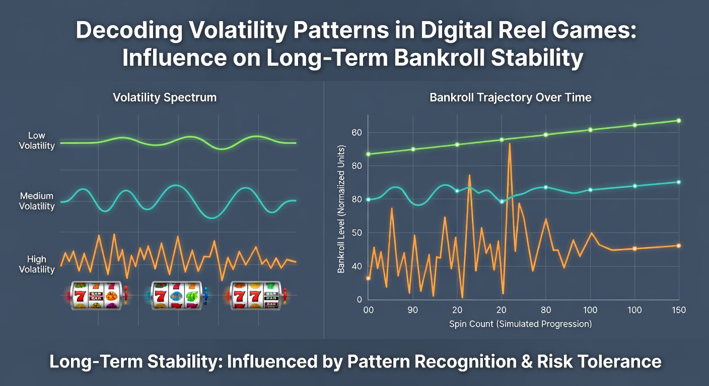 Infographic illustrating bankroll stability metrics and volatility tiers on licensed international gaming sites