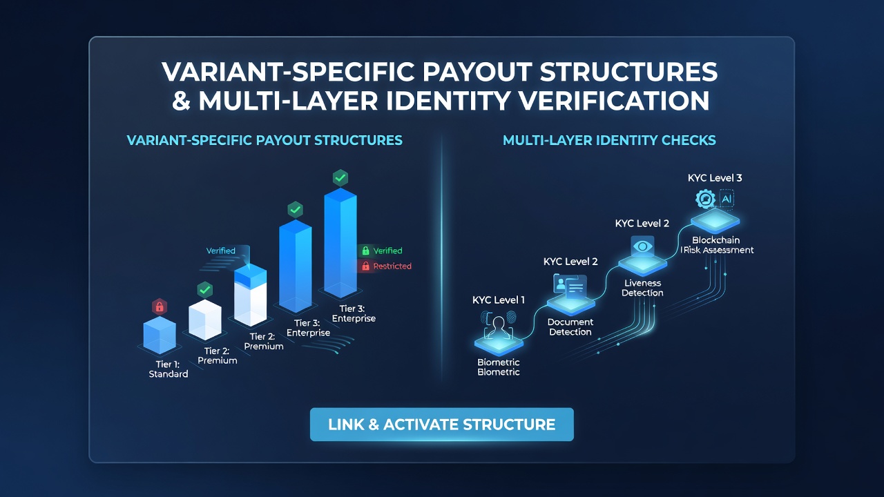 Illustration of synchronized identity verification and payout processing in digital card rooms