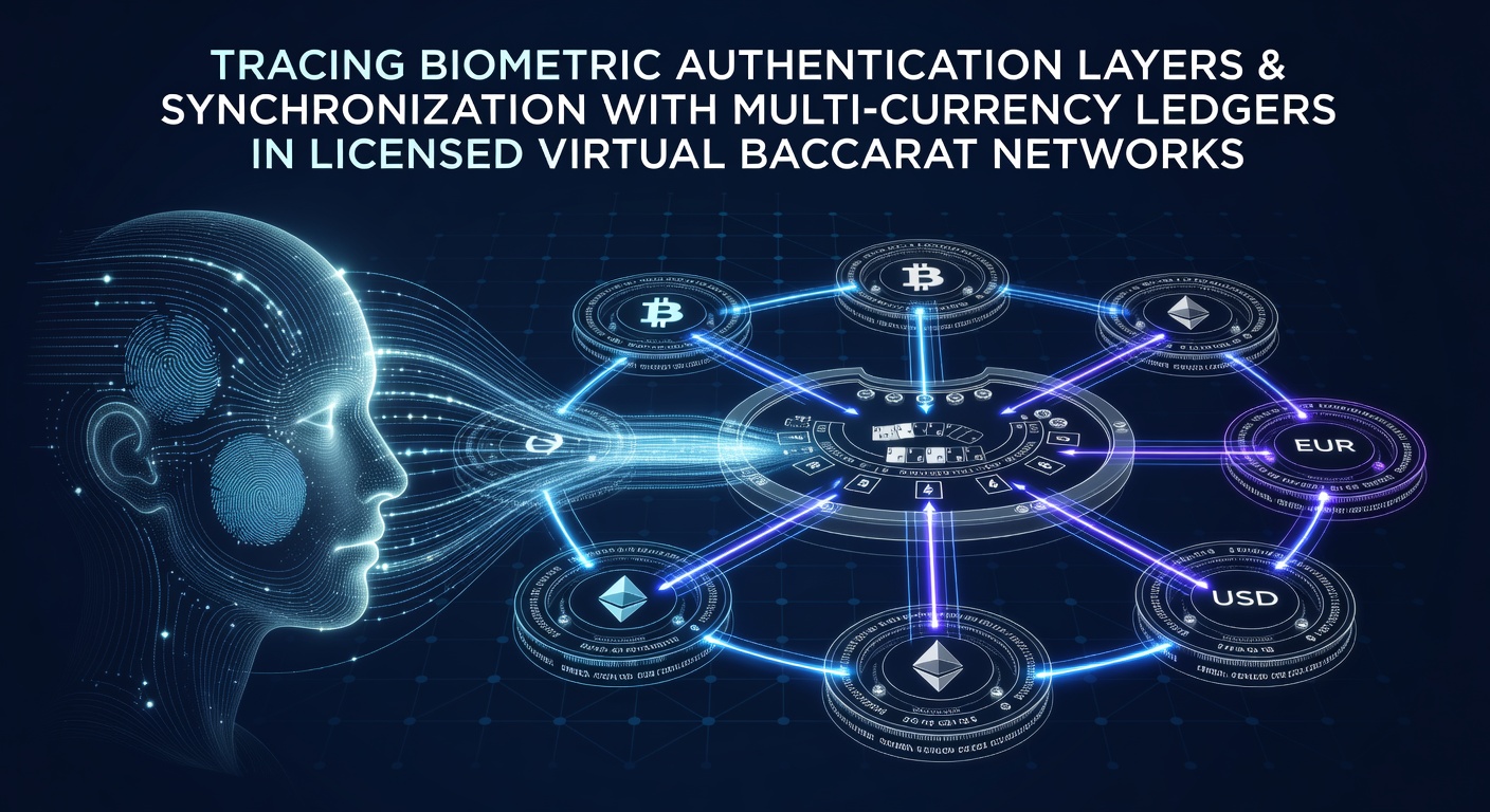 Biometric scanning interface integrated with virtual baccarat platform dashboard